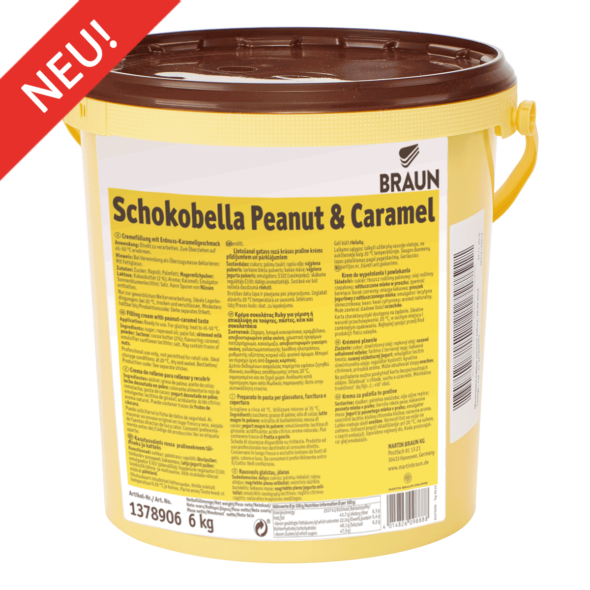 Schokobella Peanut & Caramel
