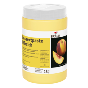 Bild von Dessertpaste Pfirsich für Bäckerei, Konditorei, Gastronomie und Eisdiele Bild von Dessertpaste Pfirsich für Bäckerei, Konditorei, Gastronomie und Eisdiele