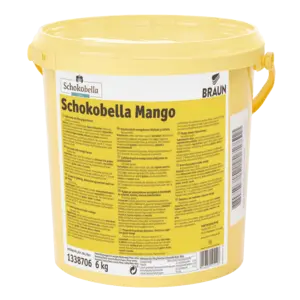 Bild von Schokobella Mango RSPO SG/RA MB cocoa für Bäckerei, Konditorei, Gastronomie und Eisdiele Bild von Schokobella Mango RSPO SG/RA MB cocoa für Bäckerei, Konditorei, Gastronomie und Eisdiele