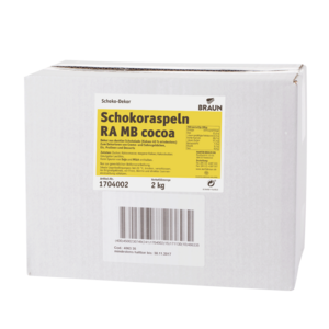 Bild von Schokoraspeln RA MB cocoa für Bäckerei, Konditorei, Gastronomie und Eisdiele Bild von Schokoraspeln RA MB cocoa für Bäckerei, Konditorei, Gastronomie und Eisdiele