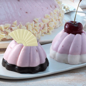 Bild von Schoko-Dekor Weißer Asia Fächer für Bäckerei, Konditorei, Gastronomie und Eisdiele Bild von Schoko-Dekor Weißer Asia Fächer für Bäckerei, Konditorei, Gastronomie und Eisdiele