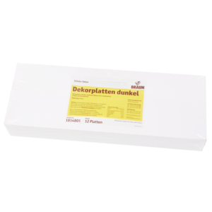 Dekorplatten dunkel (3 Motive)