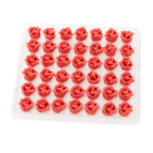 Marzipan-Rosen rot, klein