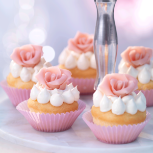Marzipan-Rosen rosa, klein