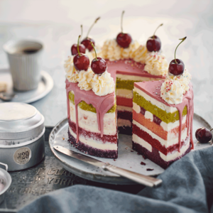 Bild von Velvet Cake rot/red für Bäckerei, Konditorei, Gastronomie und Eisdiele Bild von Velvet Cake rot/red für Bäckerei, Konditorei, Gastronomie und Eisdiele