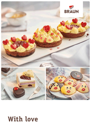 Rezeptideen für Bäckerei und Konditorei zum Thema Liebe, Muttertag, Valentinstag Rezeptideen für Bäckerei und Konditorei zum Thema Liebe, Muttertag, Valentinstag