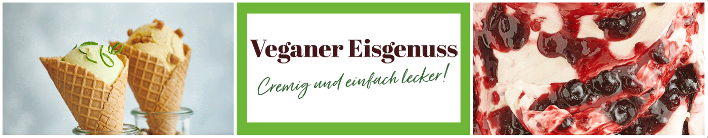 Banner Veganer Eisgenuss