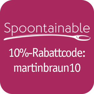 Spoontainable Logo mit Rabattcode