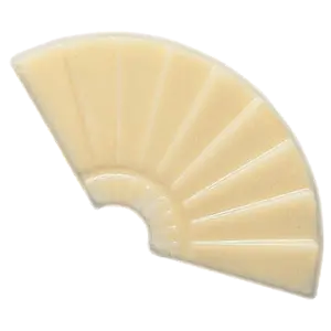 Bild von Schoko-Dekor Weißer Asia Fächer für Bäckerei, Konditorei, Gastronomie und Eisdiele Bild von Schoko-Dekor Weißer Asia Fächer für Bäckerei, Konditorei, Gastronomie und Eisdiele
